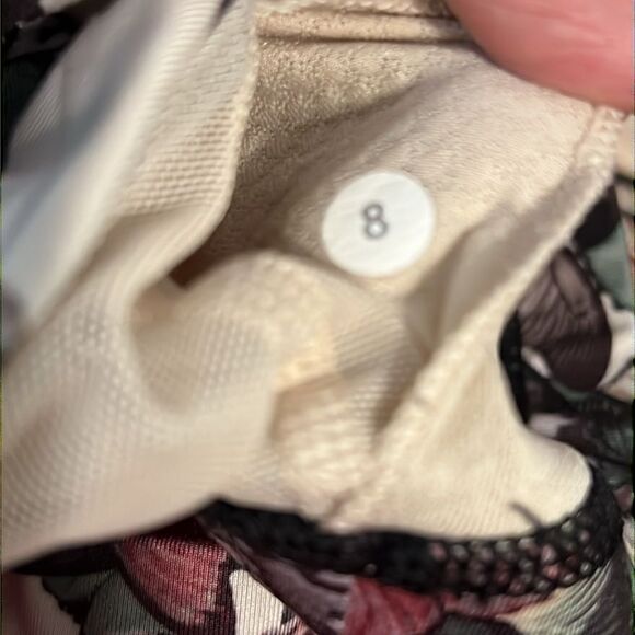 Lululemon Pink Wild Tank‎ Heathered Bon Bon So Fly Butterfly Angel Wing Size 8 - Picture 10 of 11